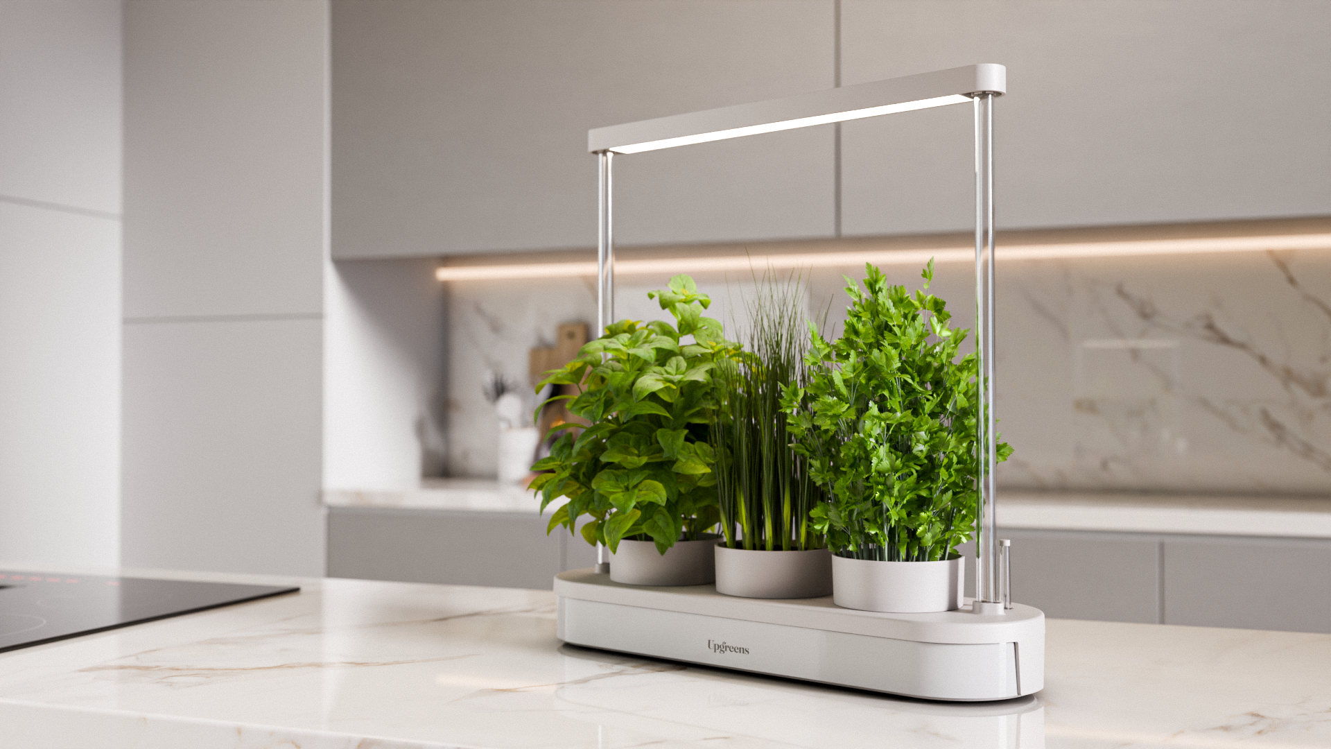 Kitchenforest in Weiß